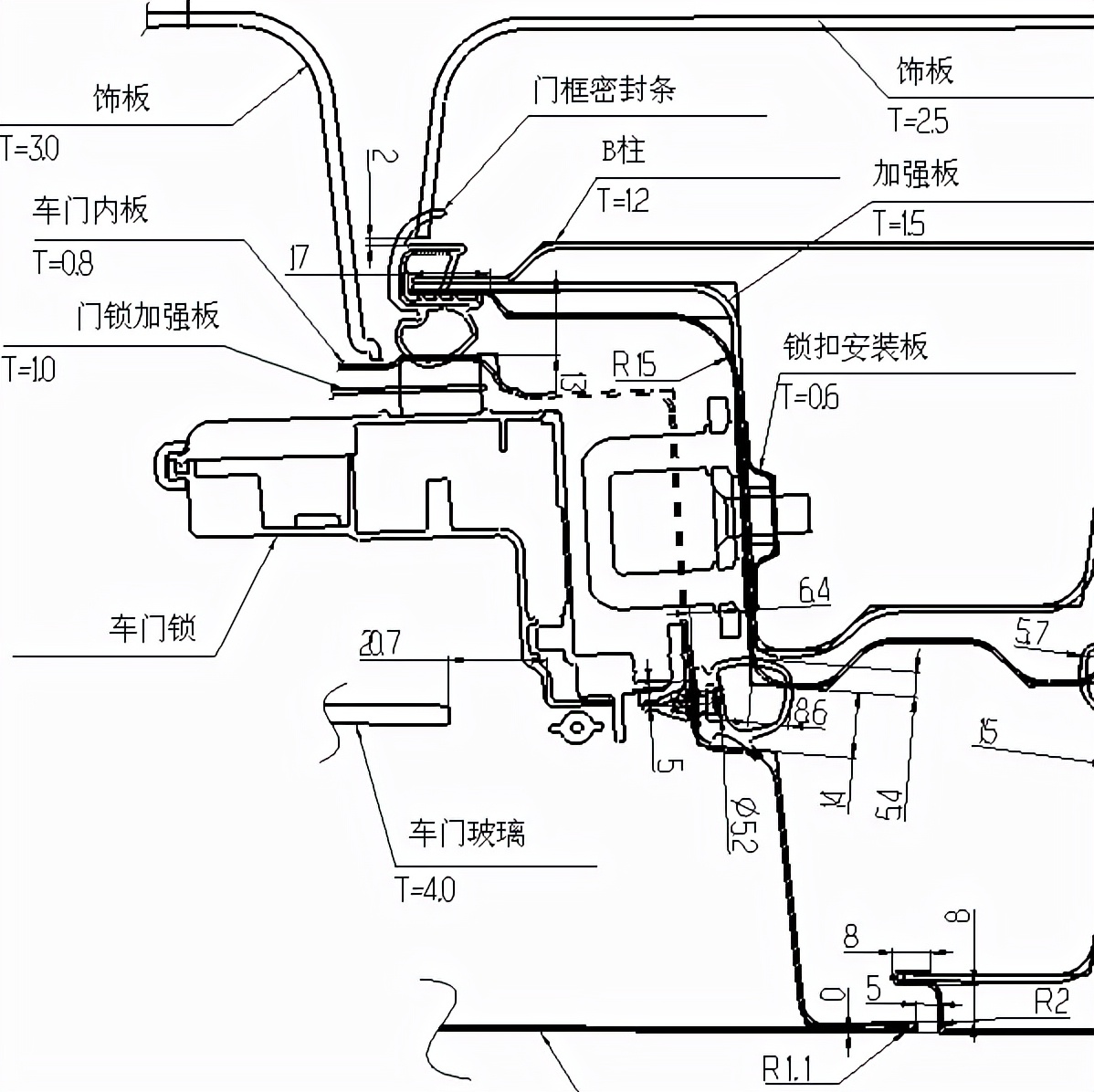 车门锁系统设计规范