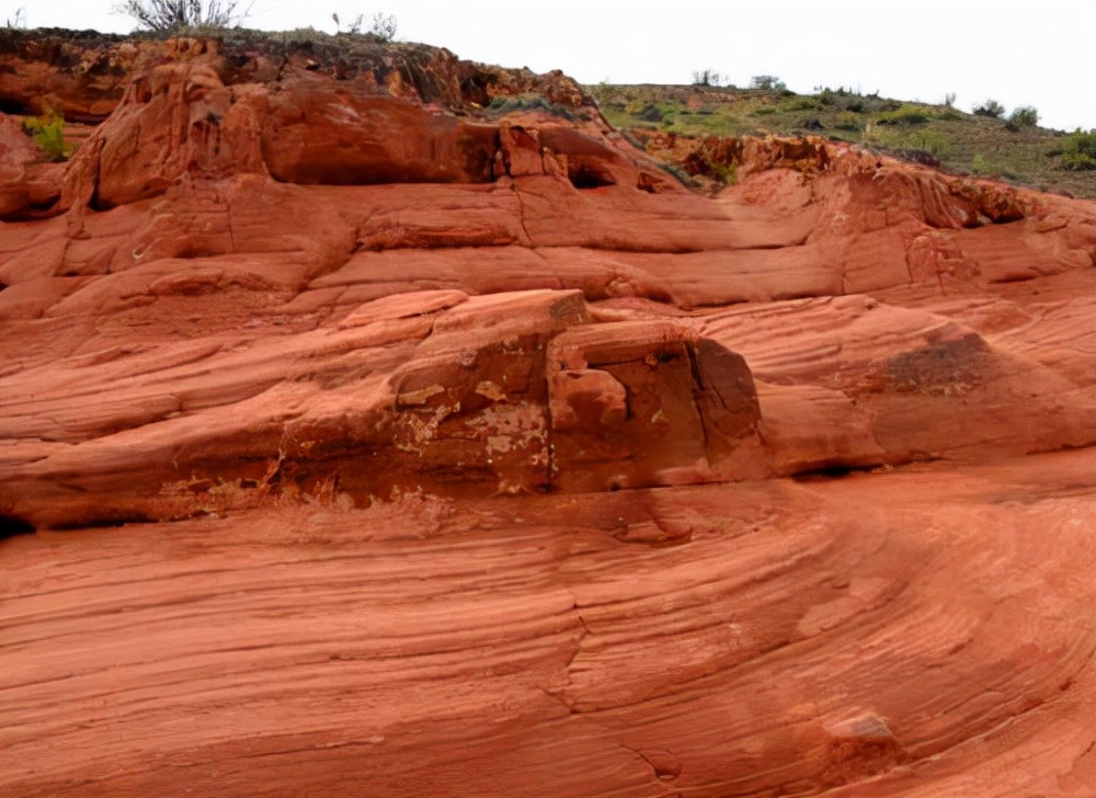 陕西旅游：走进榆林靖边地区波浪谷（图）