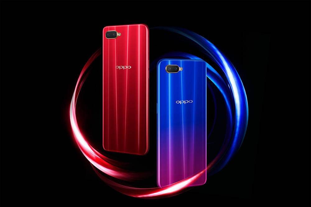 1,oppo k1摩卡红