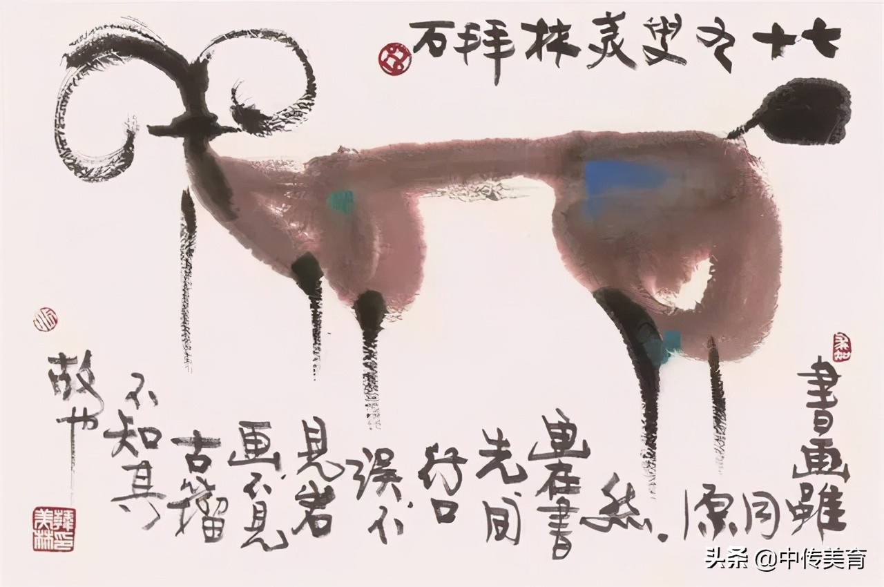 别看十二星座了！！韩美林笔下的生肖水墨画，看一眼就爱上了