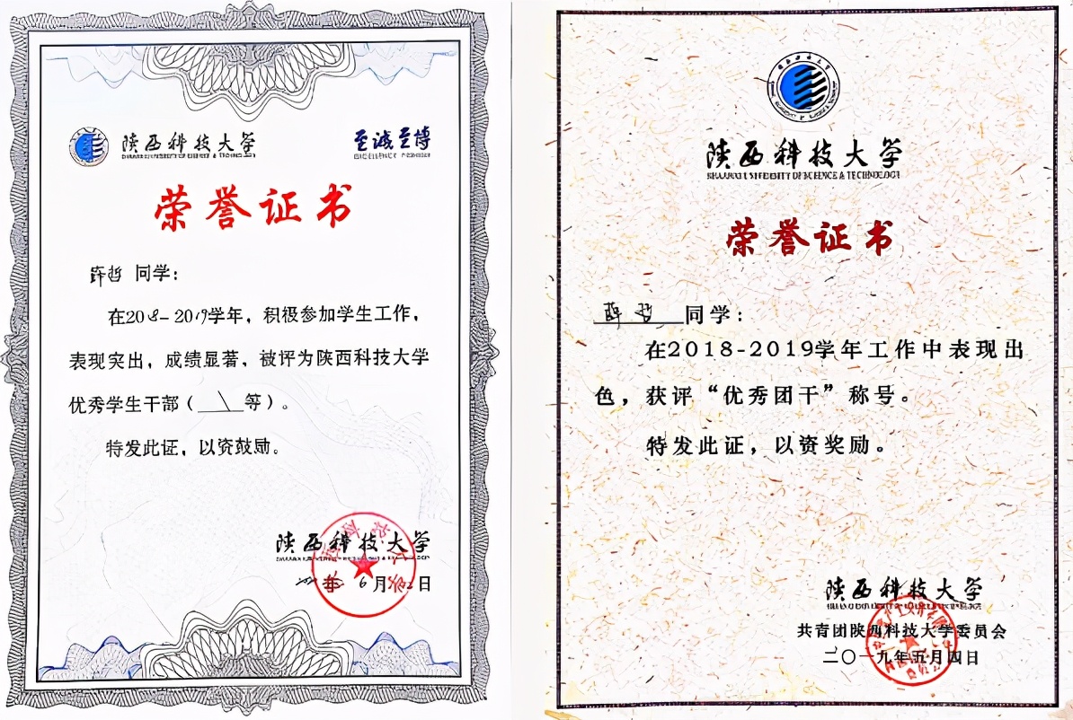 骄傲！这7人荣获陕西省优秀学生干部，还都毕业于同一所高校