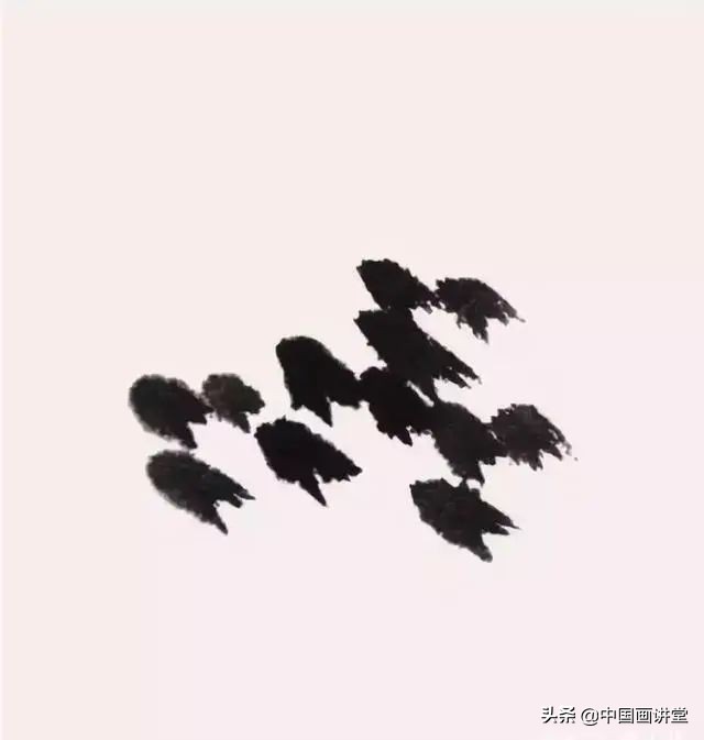 国画教程：12种点叶画法