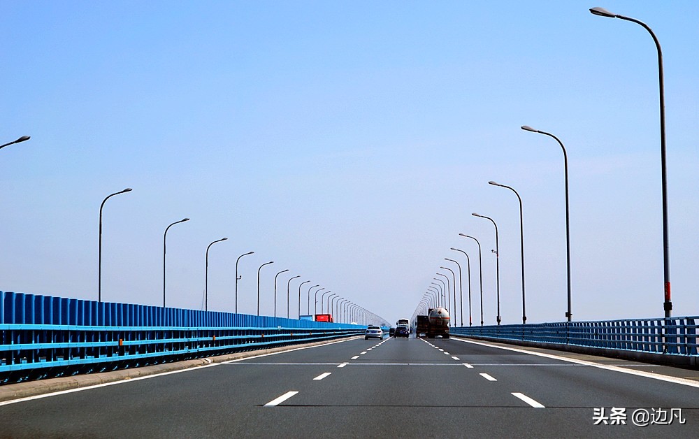 杭州灣跨海大橋,橋上俯瞰杭州灣別有一番風景