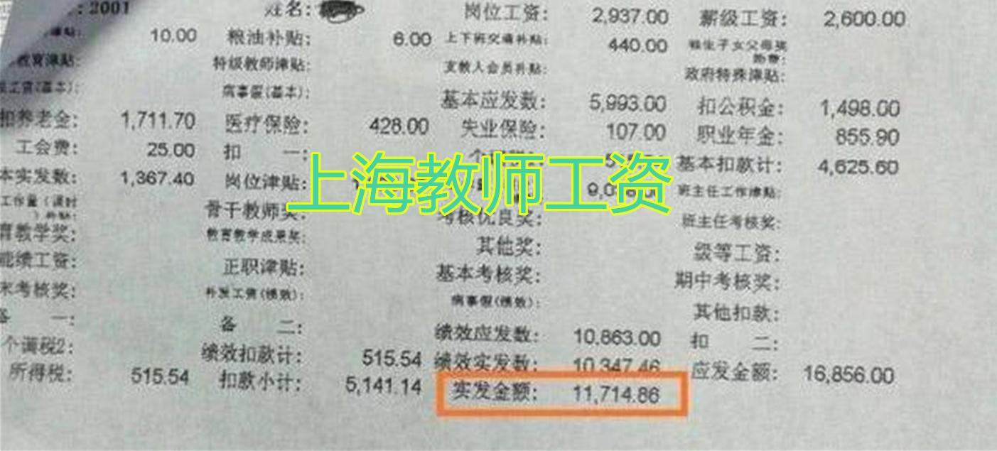 老师真实收入究竟有多少？月薪过万不在少数，看完工资条网友酸了