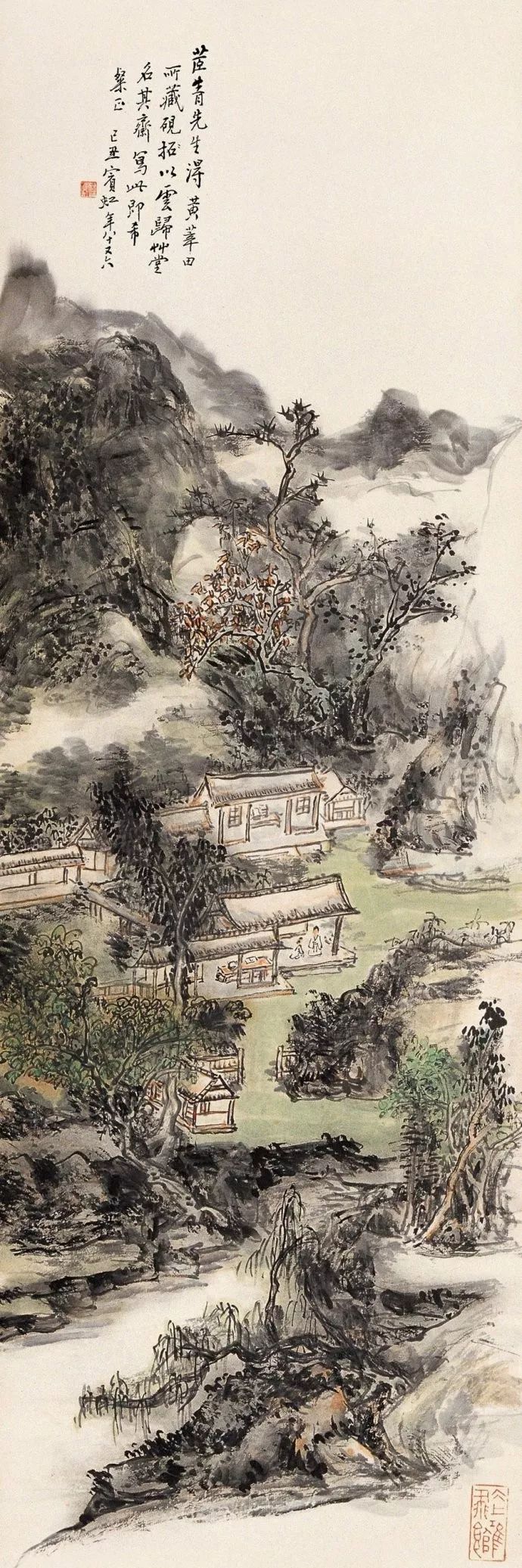近代山水画家千古第一用墨大师（传统中国画四大家之一）