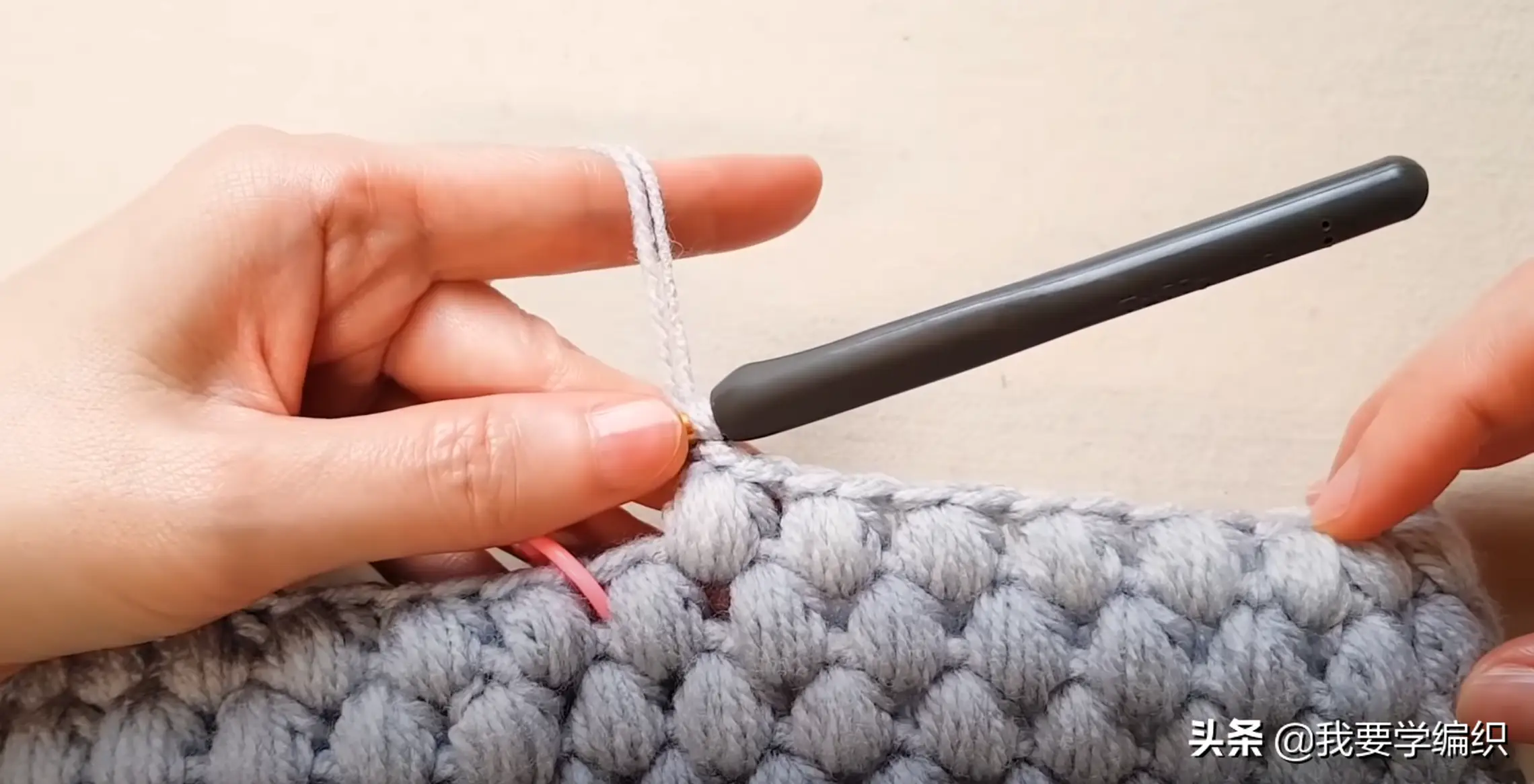 想要漂亮帽子不用买，学习编织自己就能钩一个，枣针帽教程送达