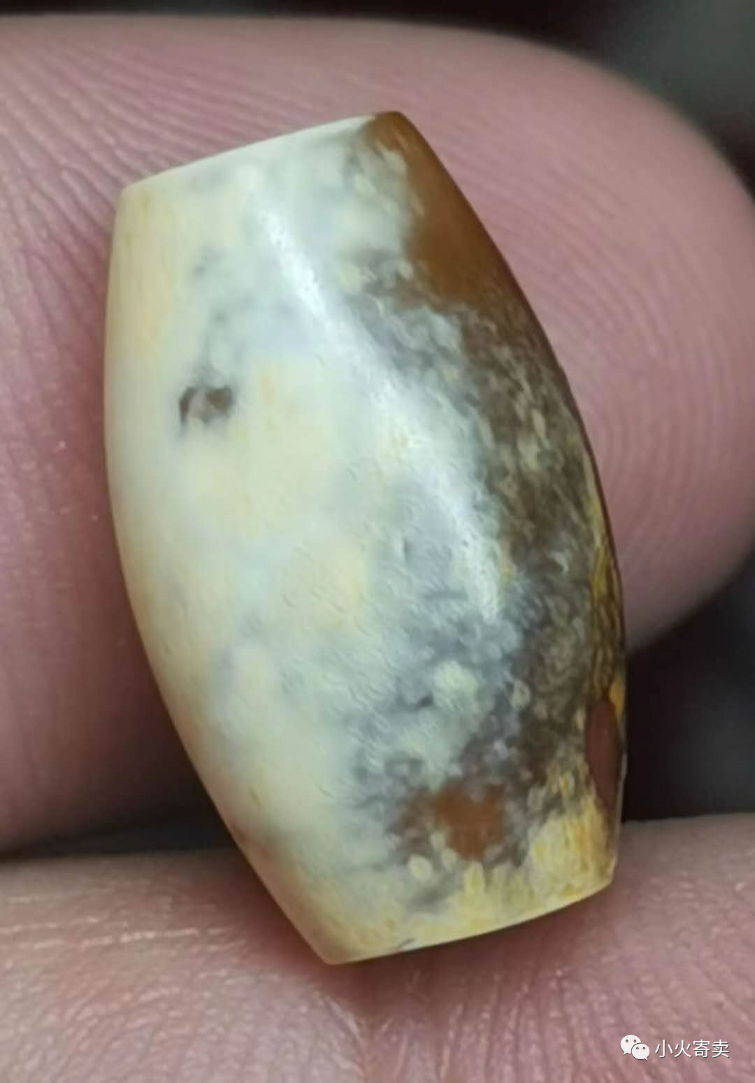 老玛瑙的灰皮和朱砂(珠子打孔怎么打) 第2张