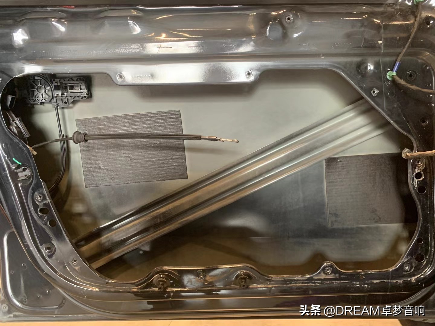 济南77迈腾B7汽车音响改装卓梦E165B两分频 入门级改装
