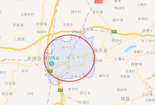 山西运城绛县地图图片