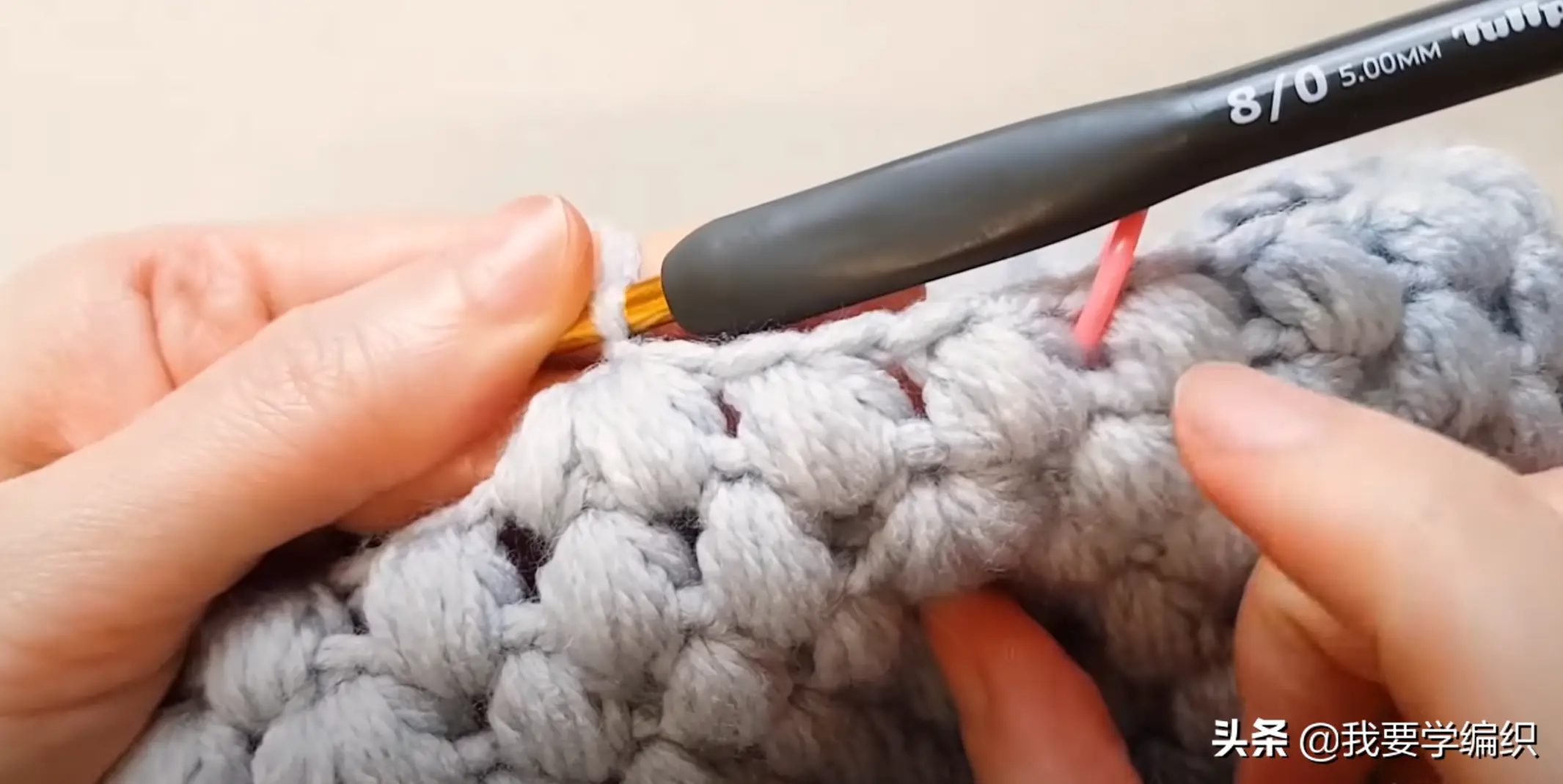 想要漂亮帽子不用买，学习编织自己就能钩一个，枣针帽教程送达