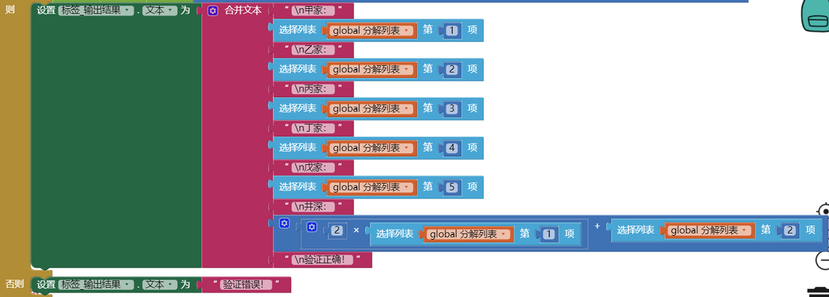 “五家共井”问题的图形化、Python和APPInventor解法