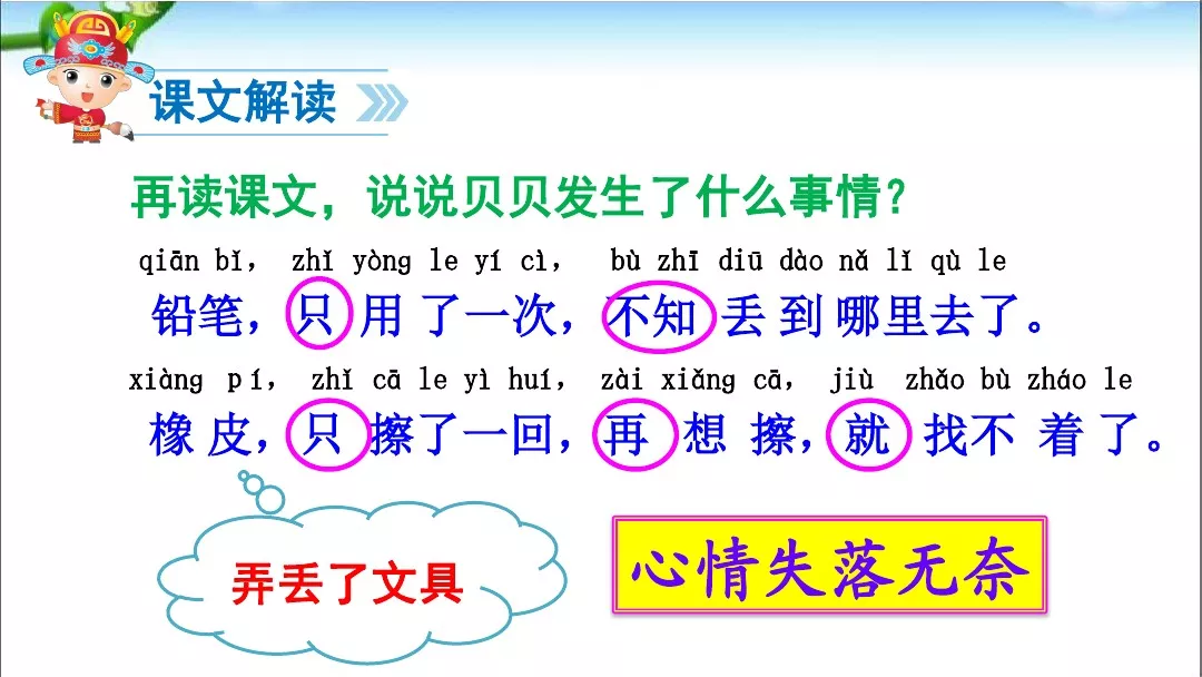 部编版一年级语文下册15课《文具的家》知识点+图文解读+课堂练习