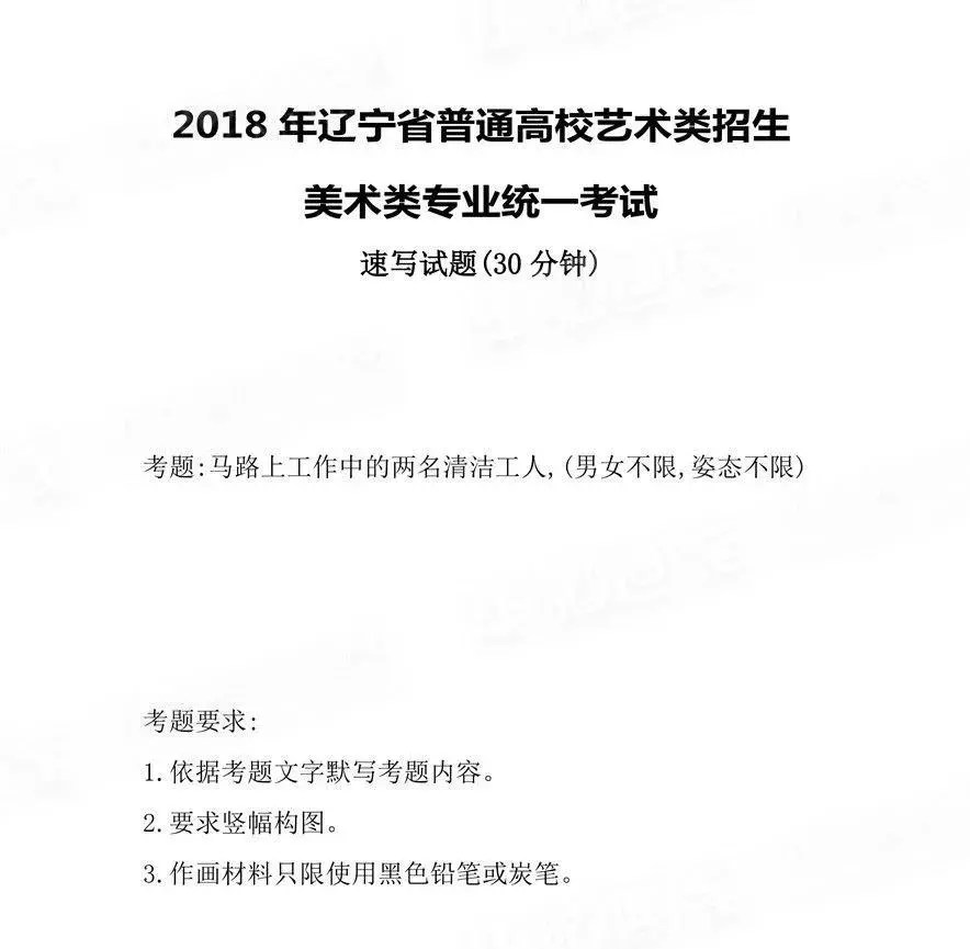 辽宁美术联考12月4日开考，需满足这8点防疫要求方可参加考试