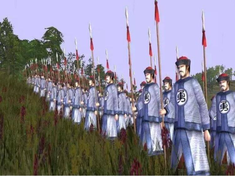 清朝有编制的军队,大多数都是八旗弟子,为了彰显他们正规军的身份