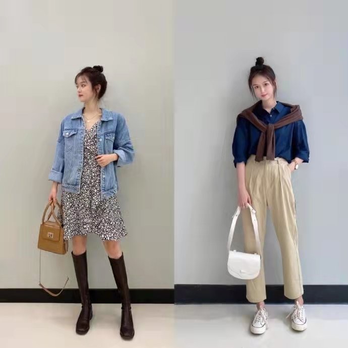 这才是适合小个子女人的秋天装扮！这2个技巧，穿出气质满分