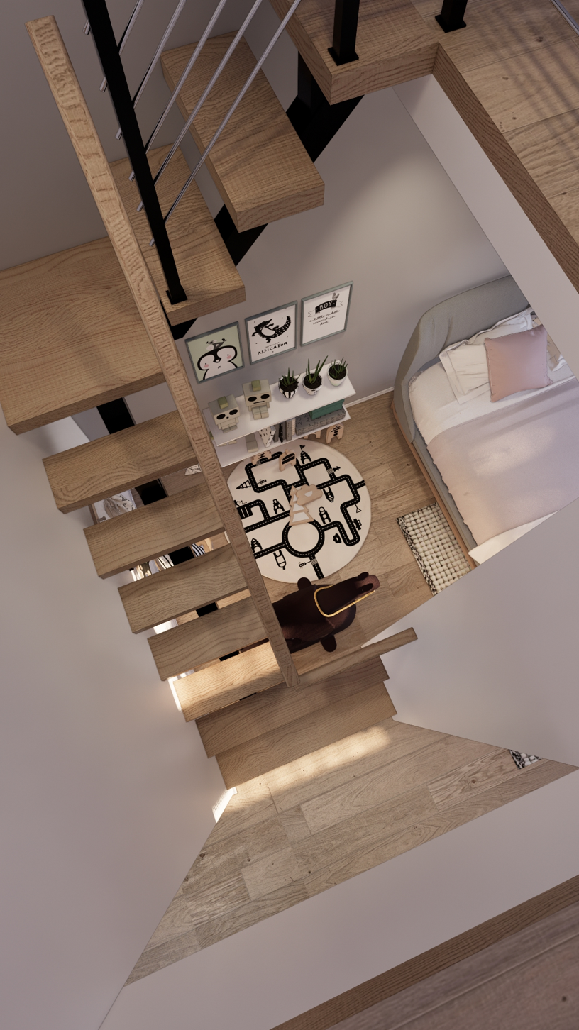 「谛然设计」120㎡ 跃层这样设计，效果堪比别墅，你一定会爱上！