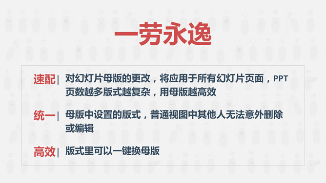 一劳永逸——PPT母版设置运用教程