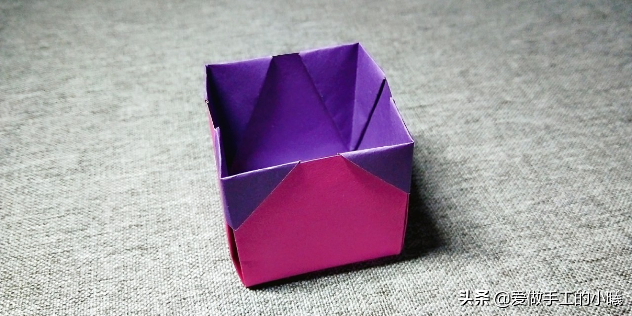 收纳盒折纸图解，简单又实用