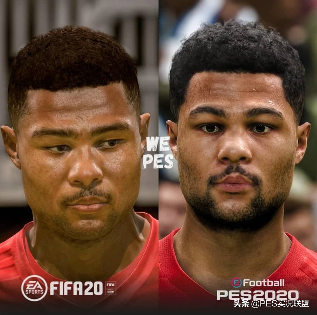 pes2018世界杯脸型补丁(「实况联盟」20赛季脸型对比！FIFA20是来搞笑的吗？)