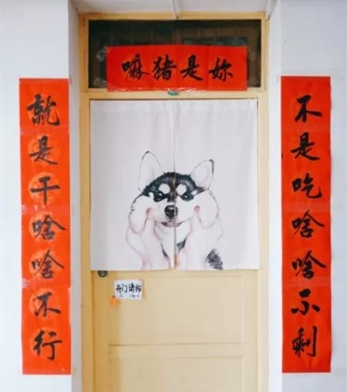 高校学生寝室奇葩春联一览！不仅仅是元素符号，音符也能用来写春联！