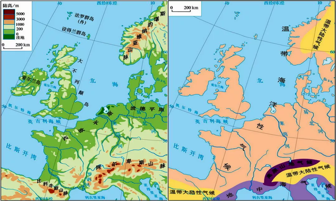 地理干货 | 世界+大洲+中国高清地图汇总，必备！（附电子版）