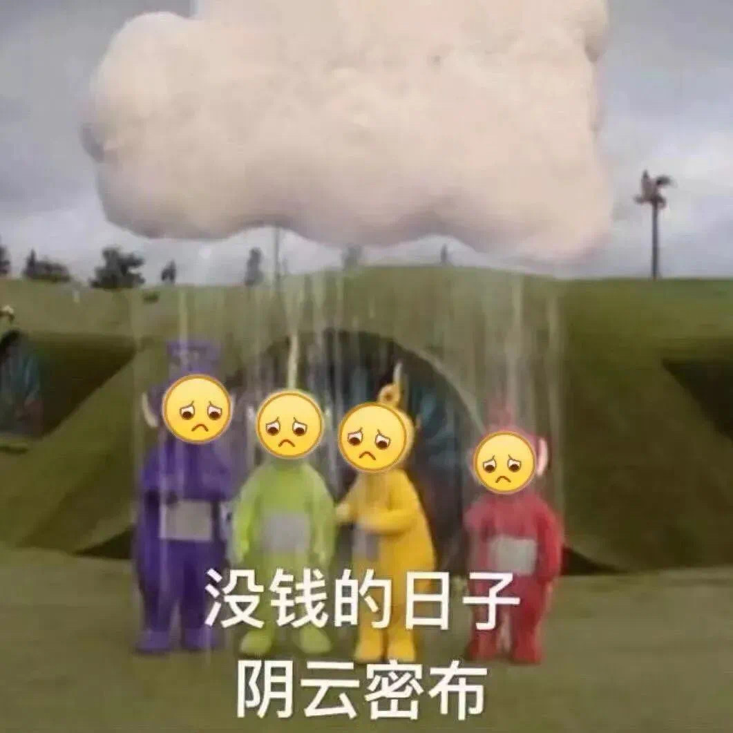 表情包：手头有点紧啊