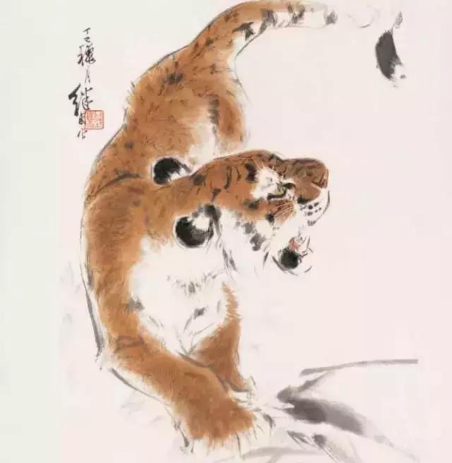 中国现当代十大名家画虎