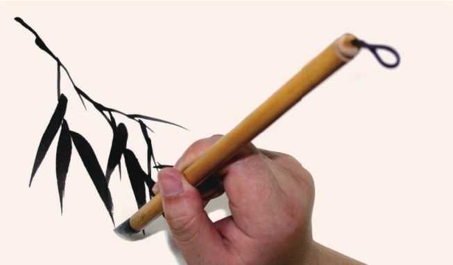 画竹子不会画俯式叶？老艺术家教你，简单易学，学会几分钟一幅画
