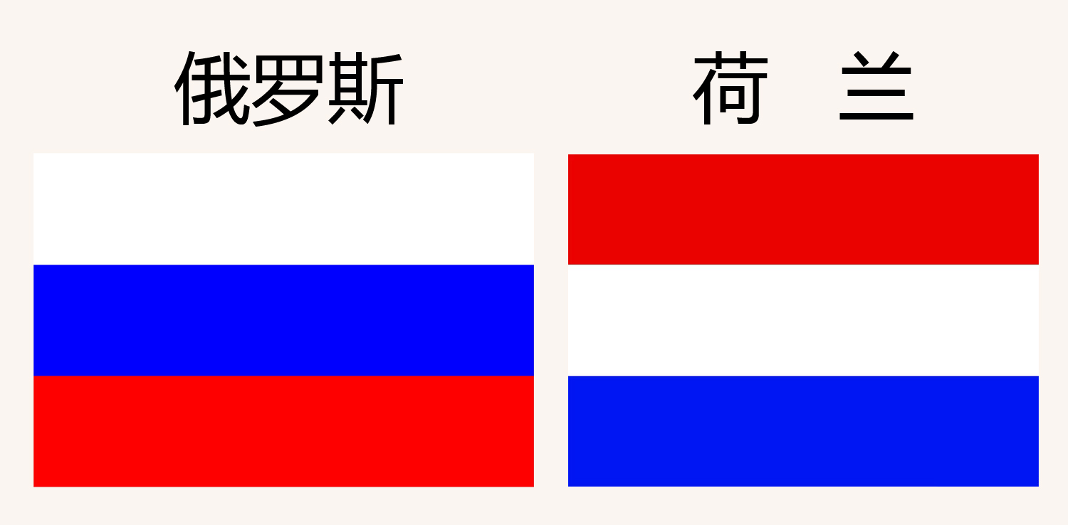 俄罗斯世界杯为什么有阳光(既难认又没创意，为什么还有那么多欧洲国家用三色旗？)