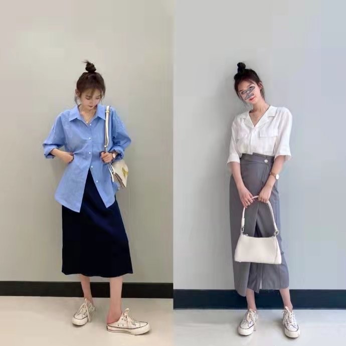 这才是适合小个子女人的秋天装扮！这2个技巧，穿出气质满分