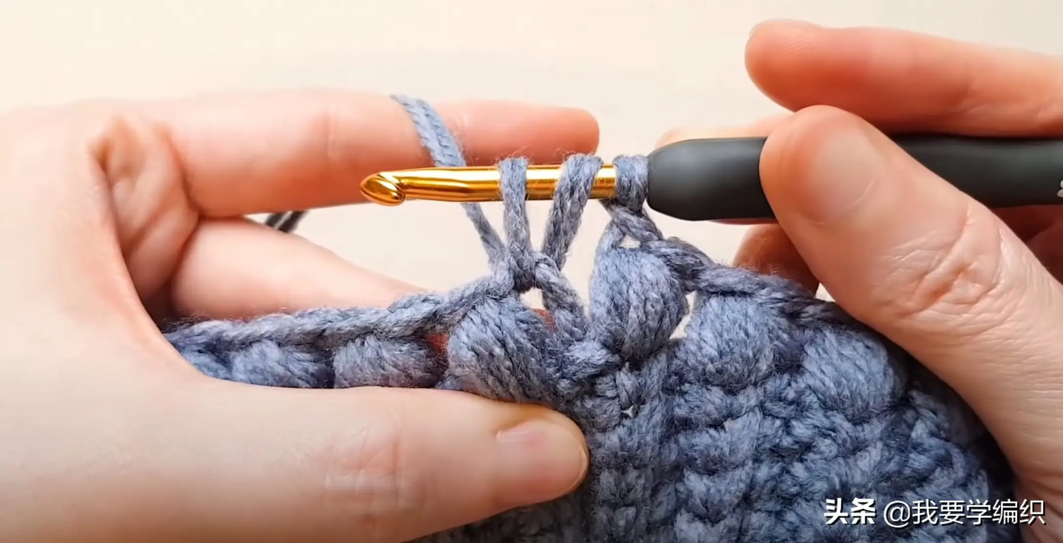 想要漂亮帽子不用买，学习编织自己就能钩一个，枣针帽教程送达