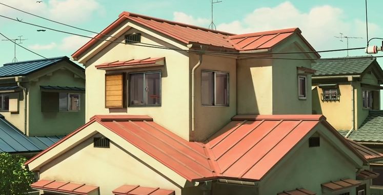 首先大家来看看《哆啦a梦》中野比大雄一家所居住的房子,《哆啦a梦》