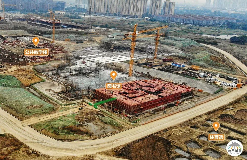 2022年5月建成！临平首个大学校园全力建设中，模样初显