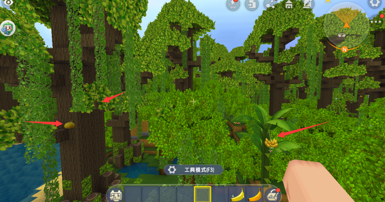 迷你世界：雨林地形绿植多，高颜值"钻石树"竟是开启神迹的关键