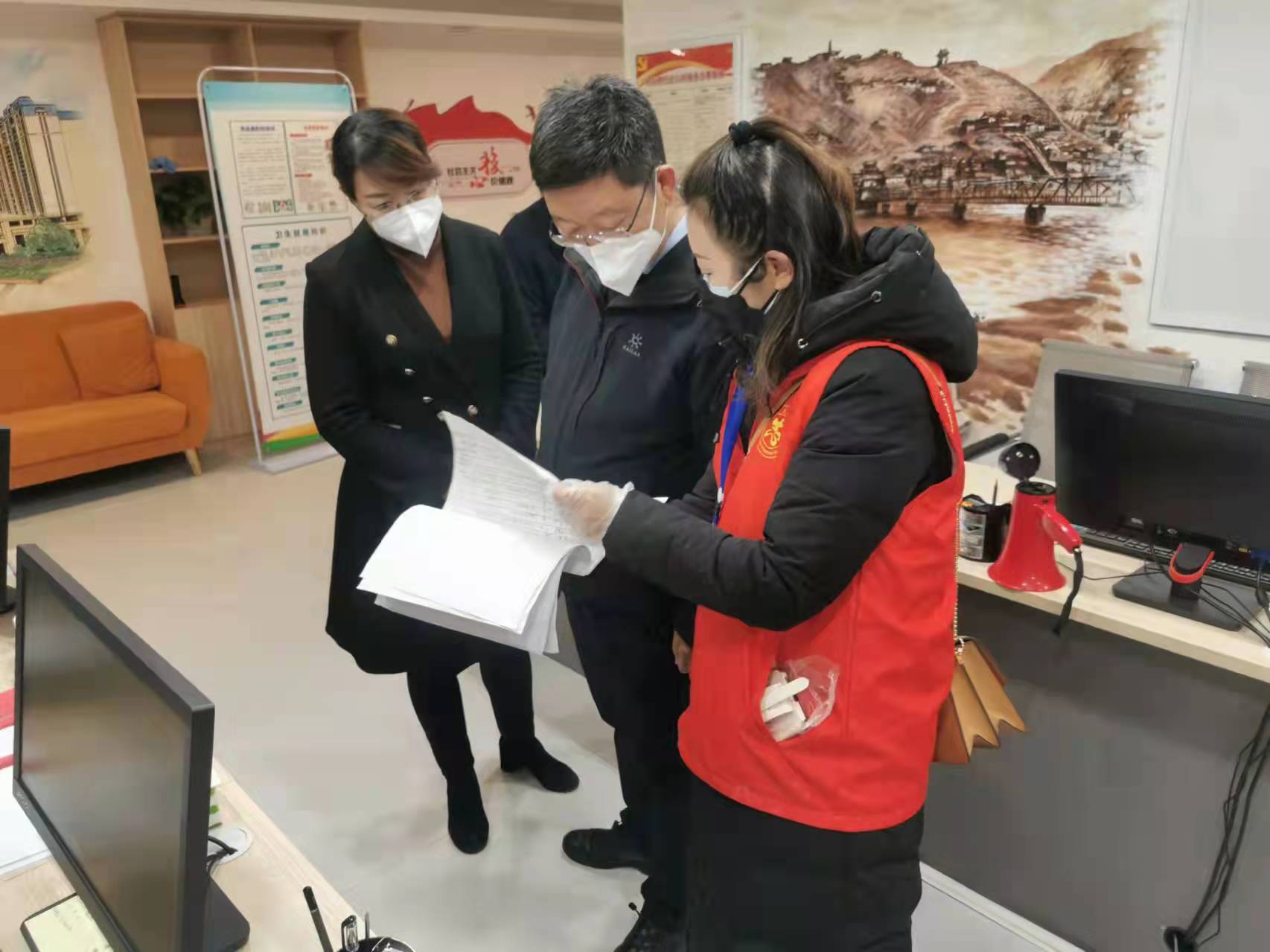 省民政厅调研指导社区疫情防控工作