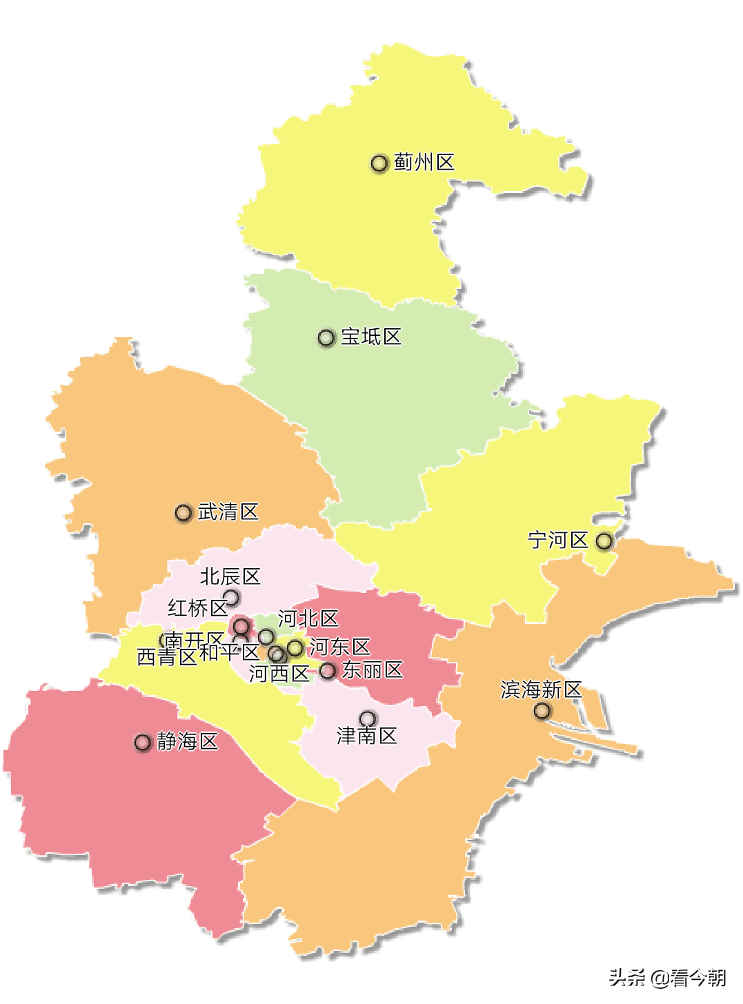 中国各省市特区国土面积排行榜