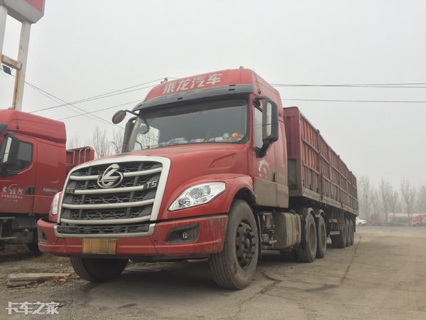 柳汽乘龙t5长头车 大单胎挂车,整车减重1.