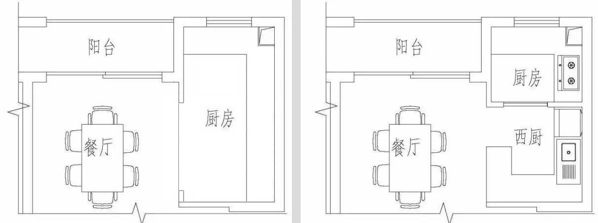 中西厨房 | 拯救中国式小厨房，隔绝油烟，两全其美