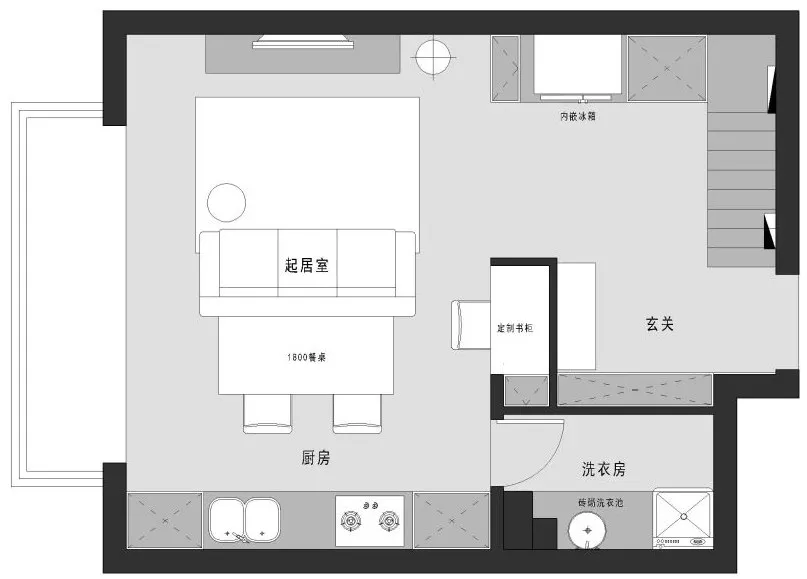 小户型拥挤又憋屈？仅40㎡公寓，被他改出了2层小别墅的高级感