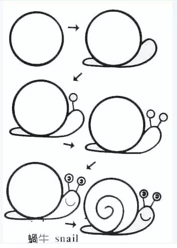 简笔画|幼儿园简笔画教程大全(100种),果断为孩子收藏!