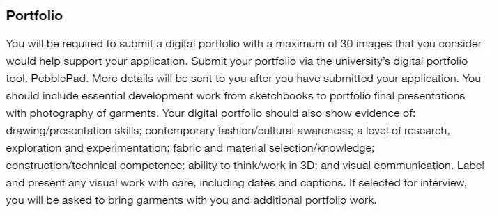 全球顶级服装院校Deadline&作品集格式一览