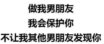 对小哥哥发的表情包：做我男朋友，我会保护你