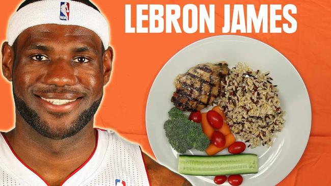 nba球员为什么吃鸡肉(NBA球星从不吃垃圾食品？实际出乎意料，自律如詹姆斯曾吃麦当劳)