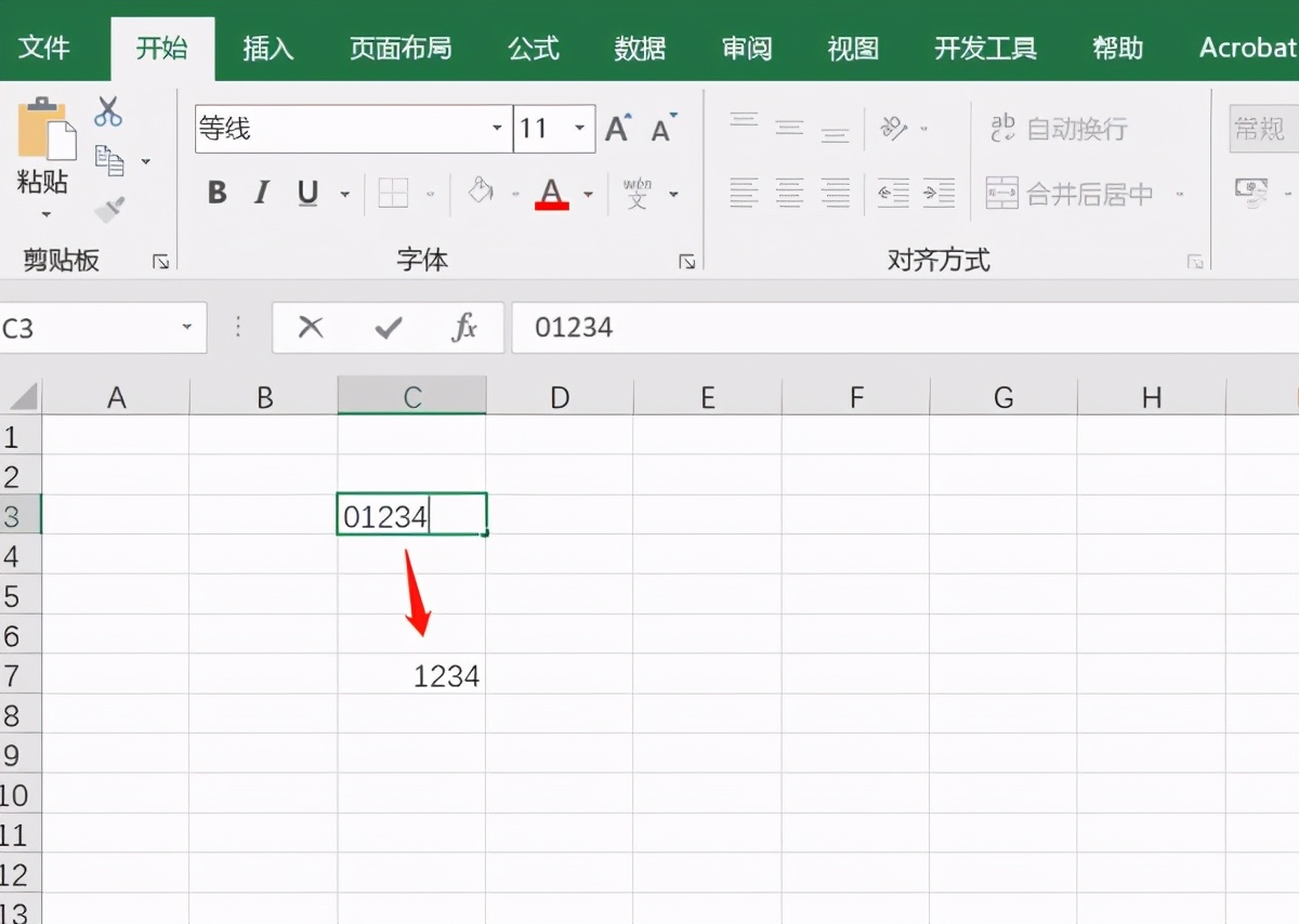 如何在Excel中输入以0开头的数字(excel数值0怎么输入)