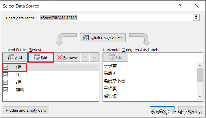 咨询公式常用的这种高规格 Excel 纵向折线图，到底是怎么做的？