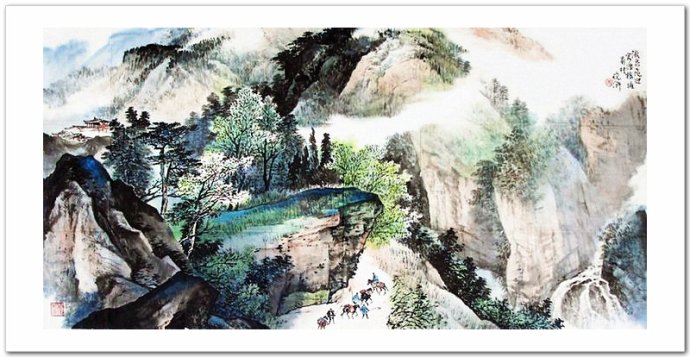 笔底情真 -- 曾晓浒山水画