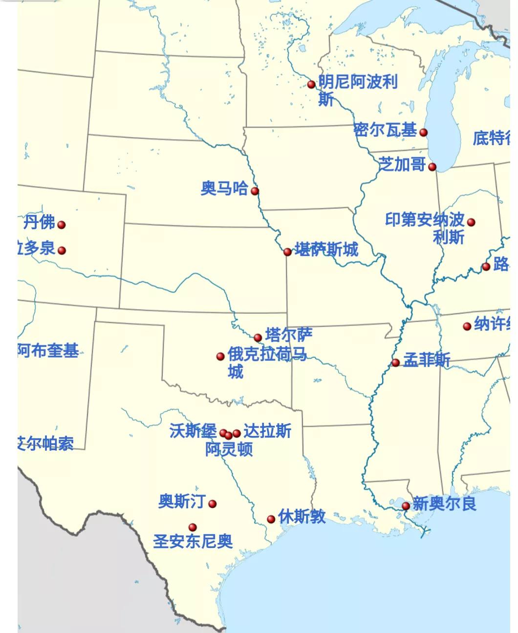 美国城市人口排名列表(326个十万人口以上的城市)