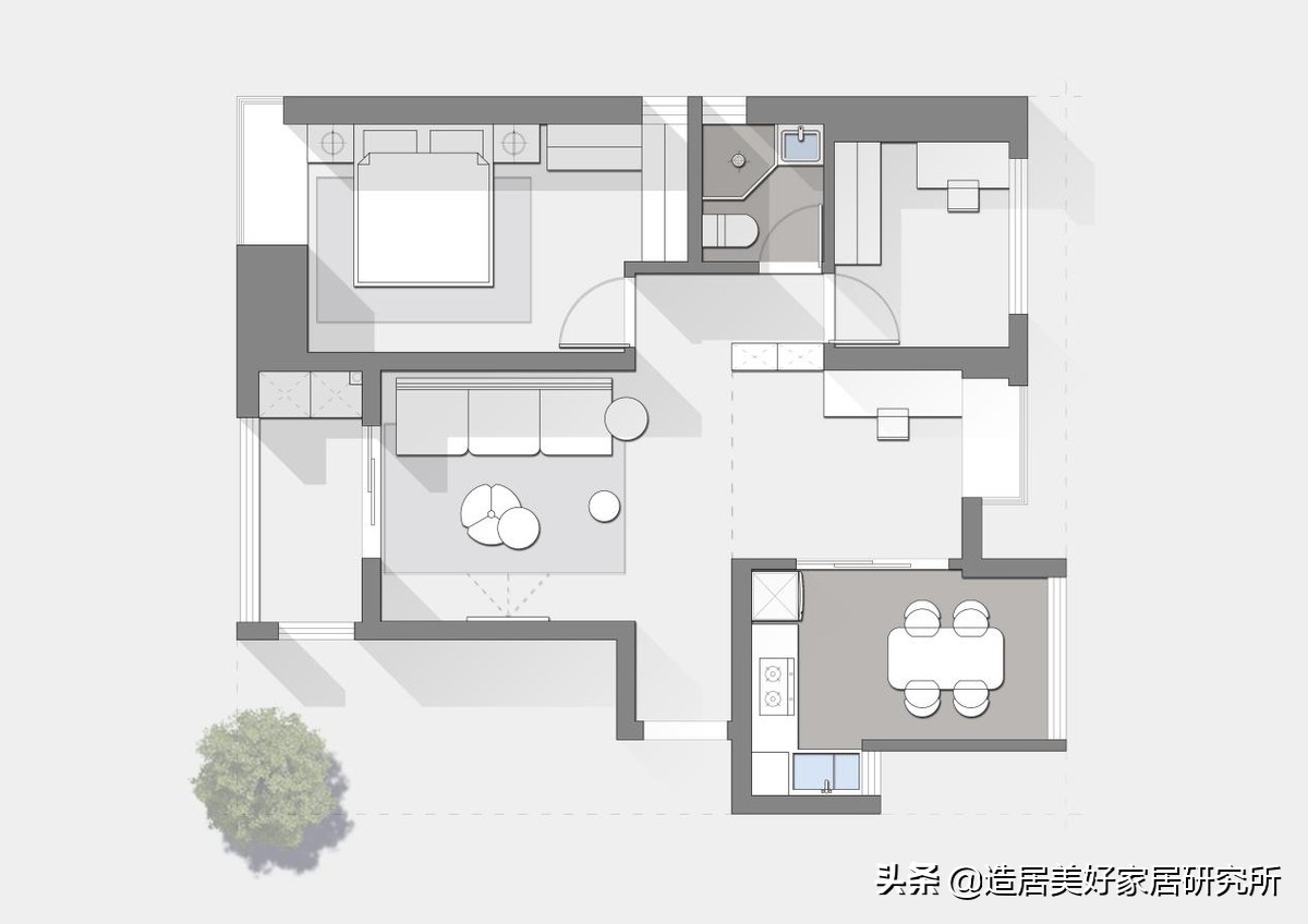 【親子宅設計精選】70平純白小家，衣帽間+洗衣區+電競區，想要的通通都有