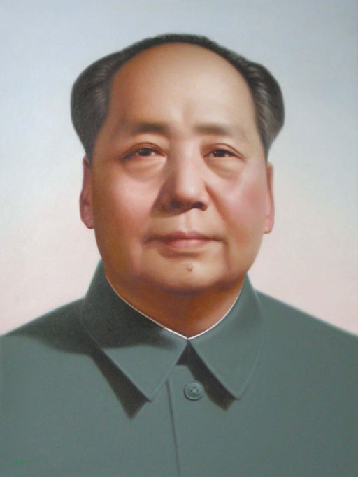 1951年一农民到乡公所讨水，看着毛主席像激动的说：他曾是我的兵