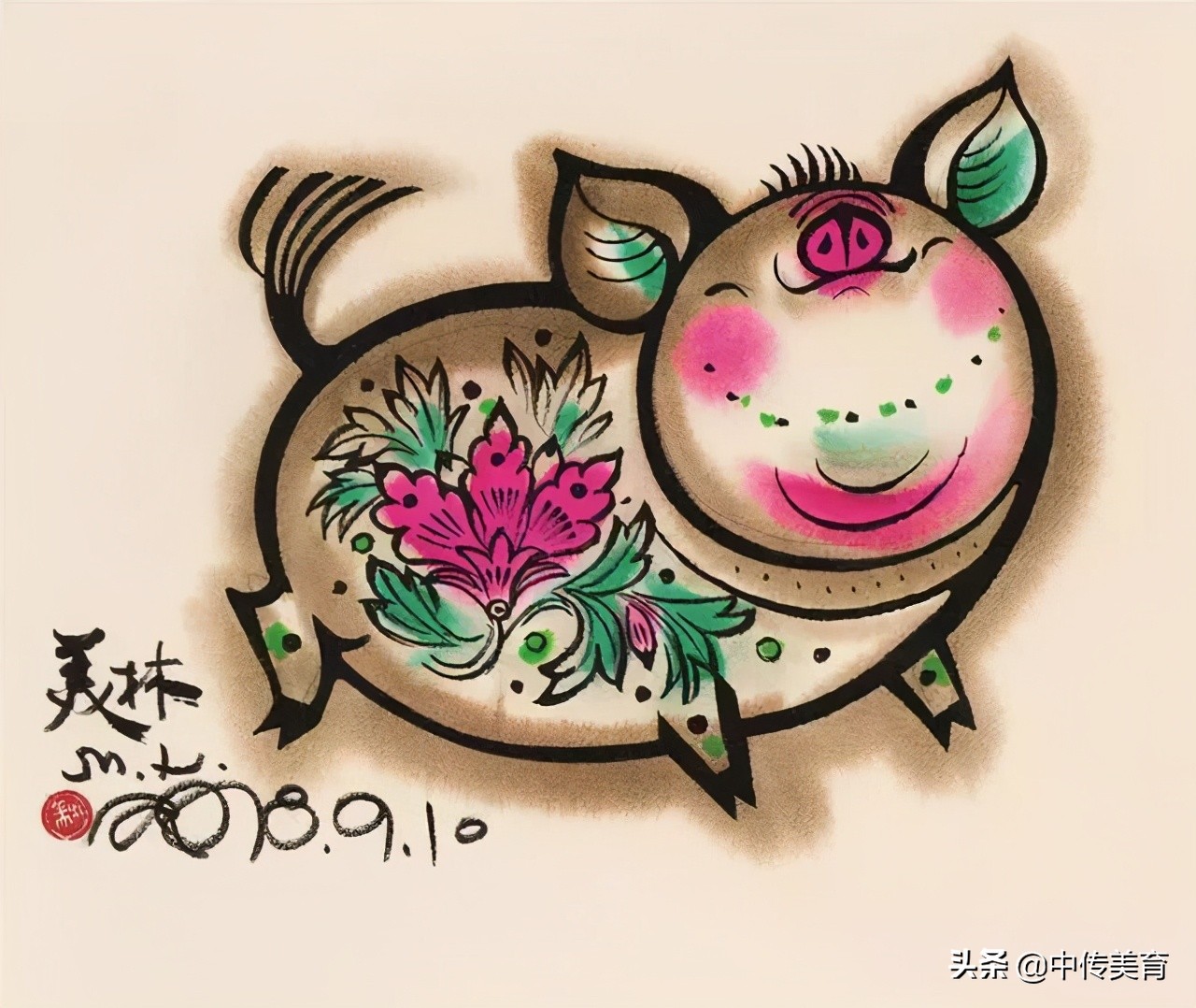 别看十二星座了！！韩美林笔下的生肖水墨画，看一眼就爱上了